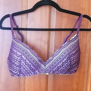 Victoria's Secret Burgundy Lace Bra